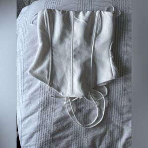 White Fox White corset top